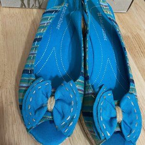 Naturalizer striped espadrille wedges